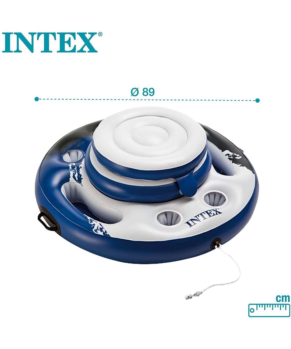 Intex Nevera hinchable mega chill, gama river run, diámetro 89 cm (56822)