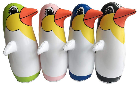 Creaciones Llopis PINGÜINO Hinchable BALANCIN 45CM 4 Col. 8422802600455 Brazaletes y flotadores, Adultos Unisex, Multicolor (Multicolor), Talla Única, [Modelo Surtido], 1 Unidad