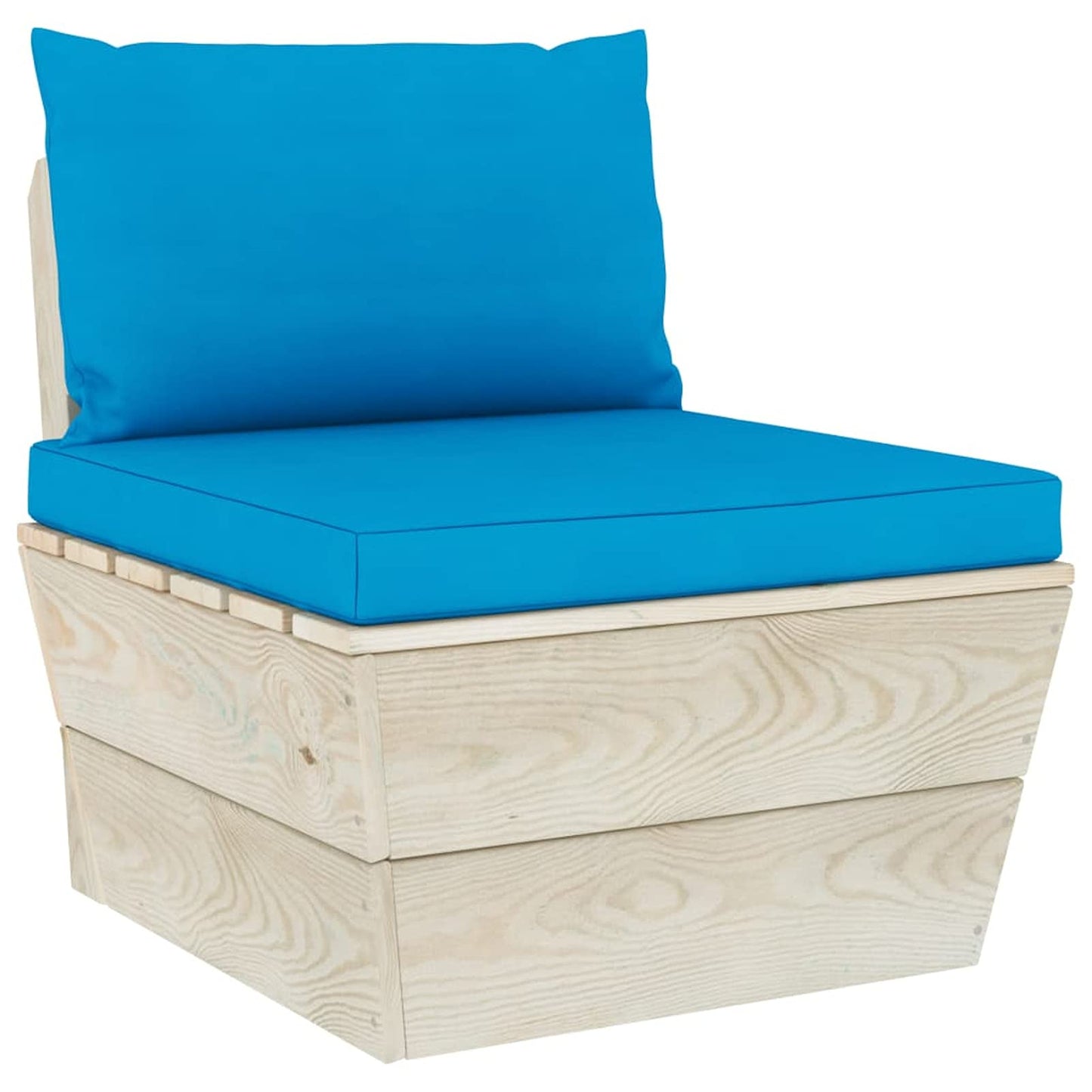 Chenshu Muebles de jardín de palets 9 Piezas, Muebles Jardin Exterior, Set De Jardin Exterior, Conjunto Mueble Jardin, Sofá Exterior Terraza,y Cojines Madera de Abeto