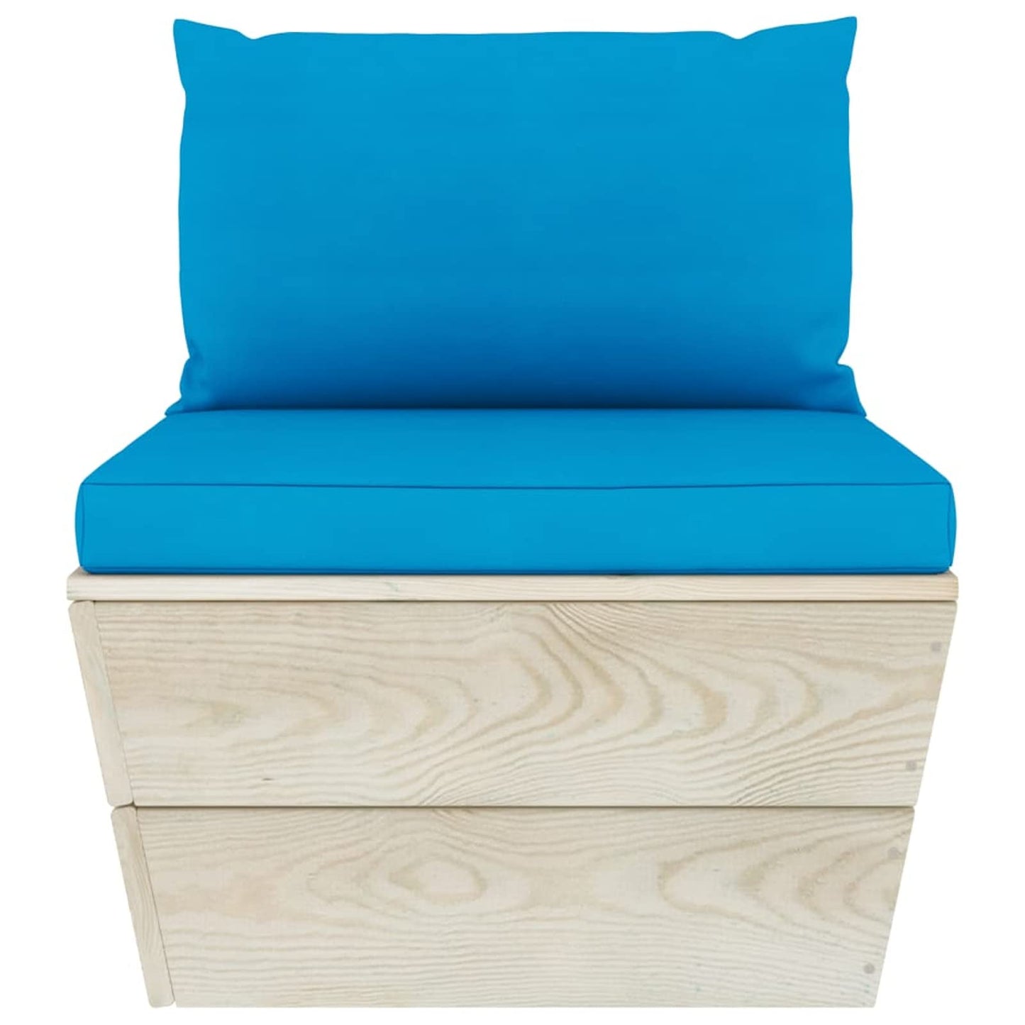 Chenshu Muebles de jardín de palets 9 Piezas, Muebles Jardin Exterior, Set De Jardin Exterior, Conjunto Mueble Jardin, Sofá Exterior Terraza,y Cojines Madera de Abeto
