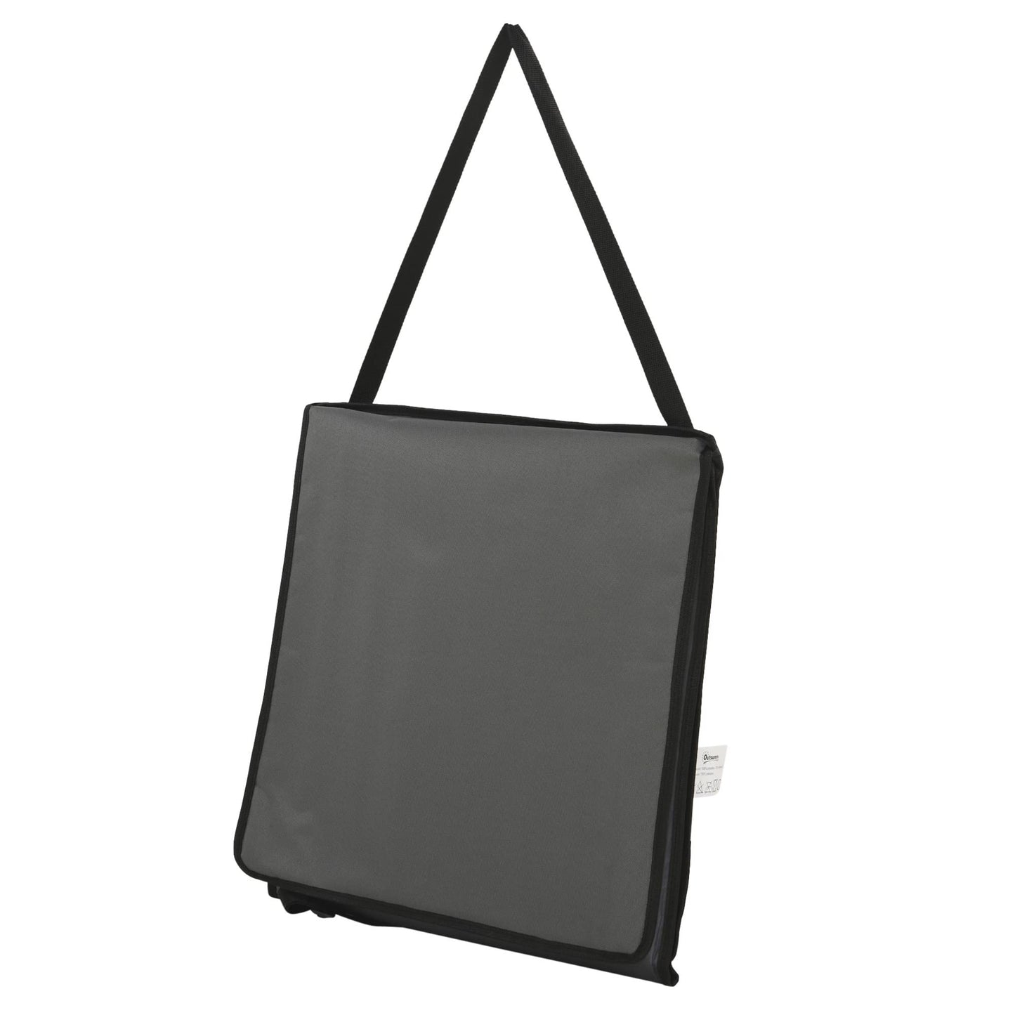 Outsunny Conjunto de 2 Esterillas de Playa Plegable Esteras Acolchadas con Respaldo Reclinable y Bolsa de Transporte para Jardín 142x51x40 cm Gris