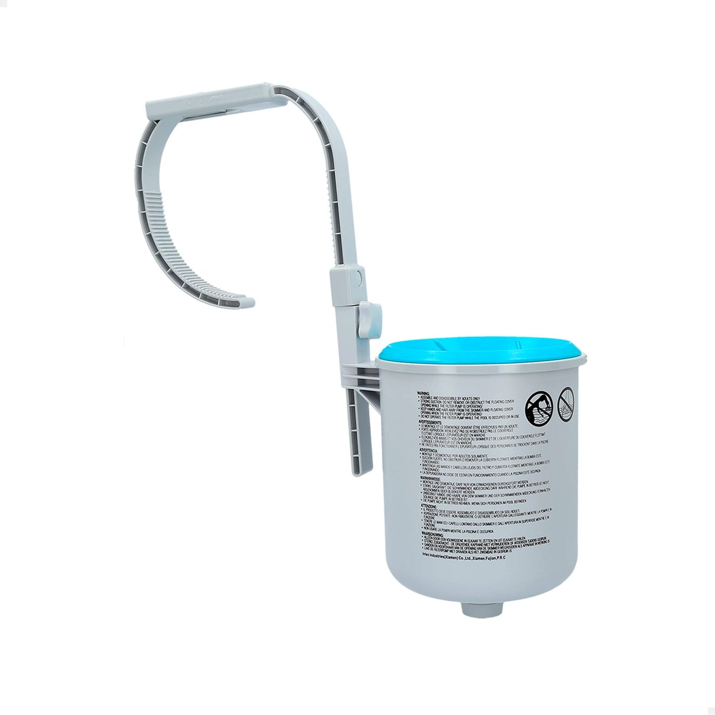 Intex Skimmer de superficie - Skimmer de superficie de montaje en pared de lujo - Skimmer de suspensión, 49x43x34 cm (28000E)