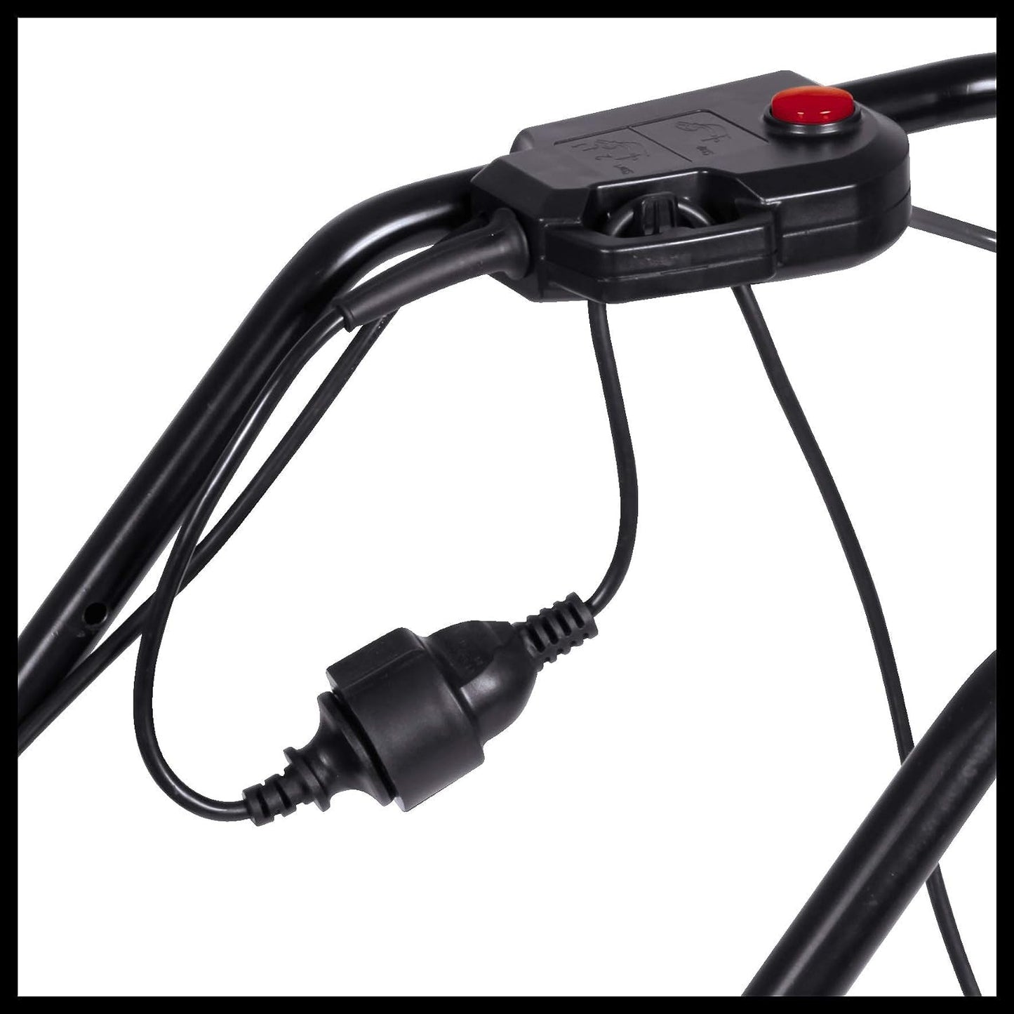 Einhell GC-EM 1536 - Cortacésped eléctrico (1500 W, altura de corte 5 niveles | 25-65 mm , ancho de corte 36 cm, hasta 600m² de jardín, 38L de capacidad de bolsa) (ref.3400150)
