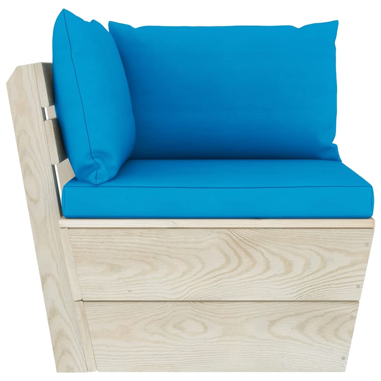 Chenshu Muebles de jardín de palets 9 Piezas, Muebles Jardin Exterior, Set De Jardin Exterior, Conjunto Mueble Jardin, Sofá Exterior Terraza,y Cojines Madera de Abeto