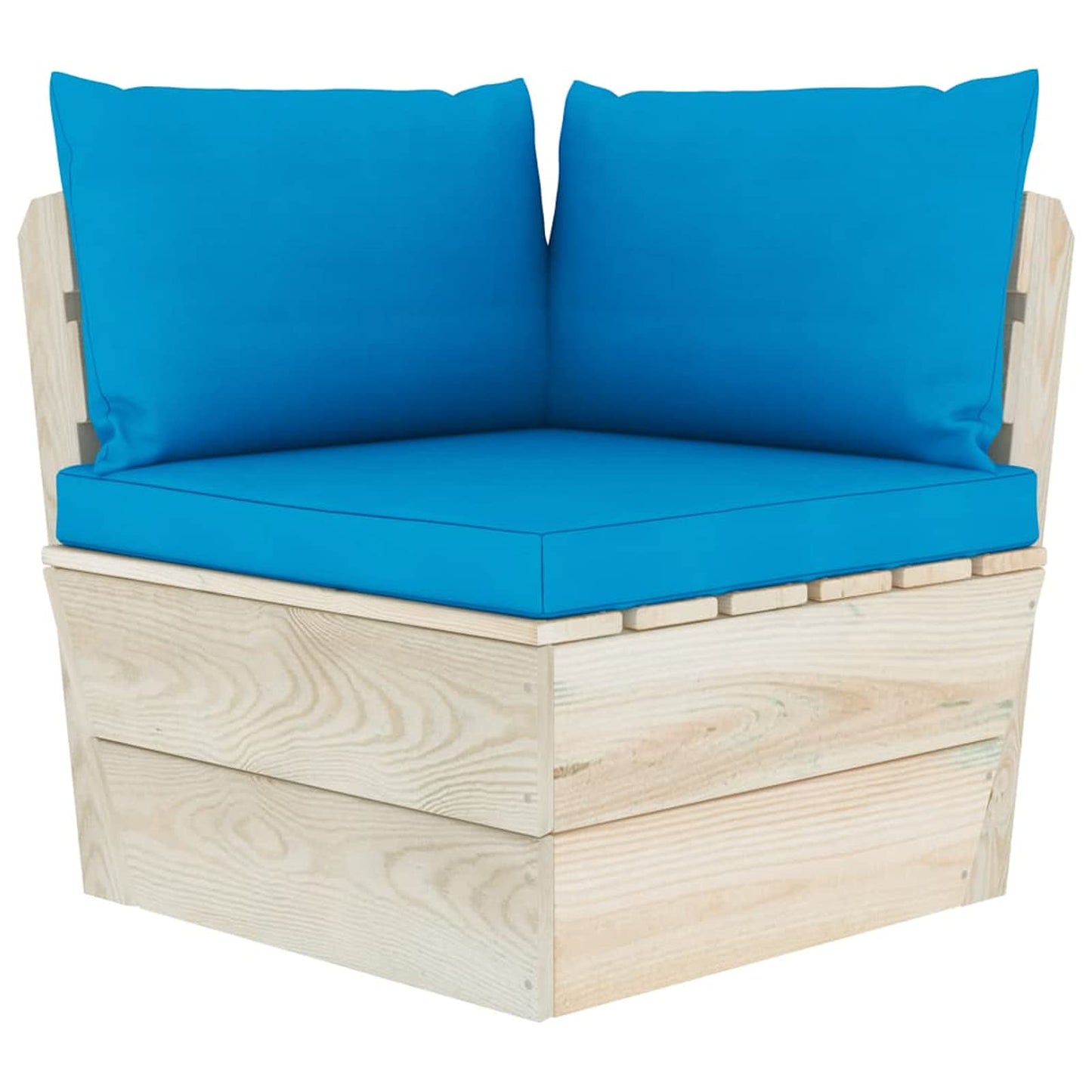 Chenshu Muebles de jardín de palets 9 Piezas, Muebles Jardin Exterior, Set De Jardin Exterior, Conjunto Mueble Jardin, Sofá Exterior Terraza,y Cojines Madera de Abeto