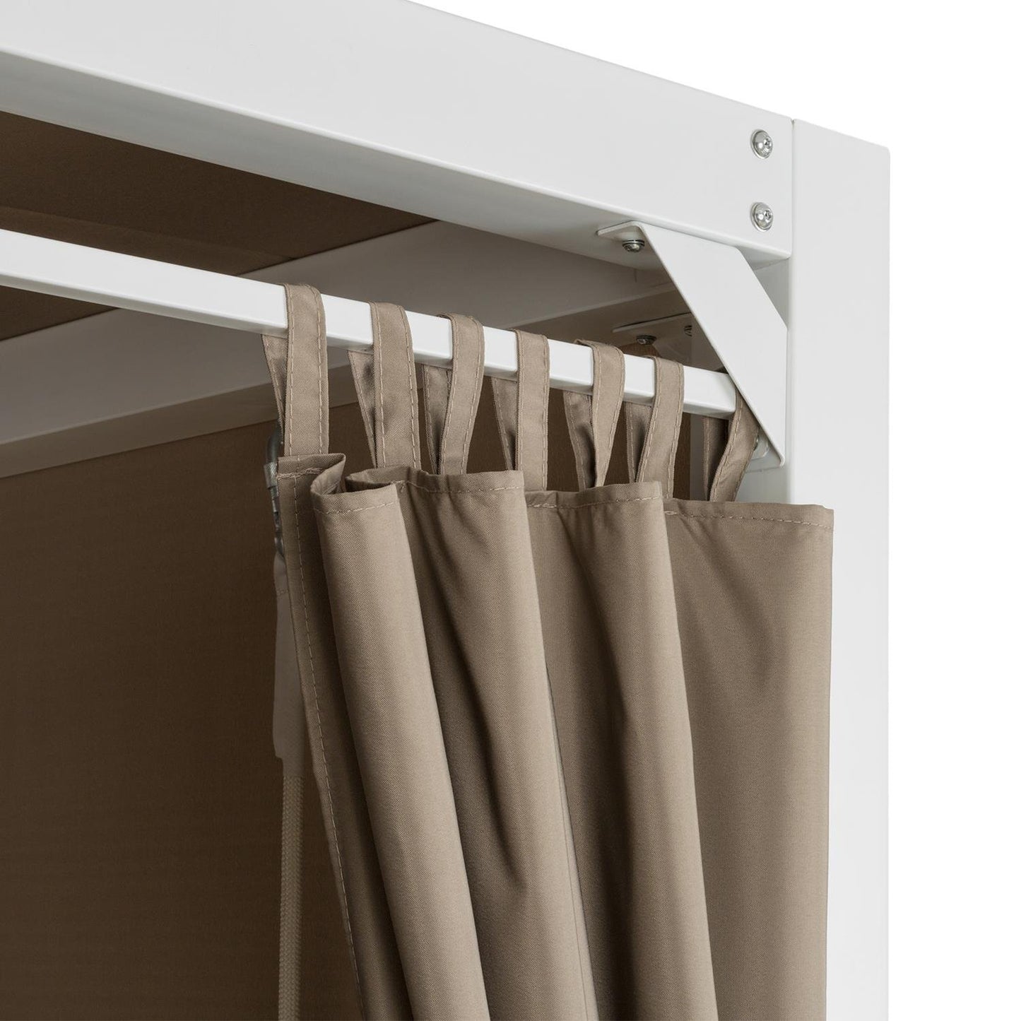 Blumfeldt Columpio Jardin Exterior XL, Balancin con Toldo y Cortinas, Cama Piscina 3 Plazas para Césped y Patio, Columpios para Adultos y Niños con 3 Cojines, Techo Solar Impermeable, Mueble Exterior
