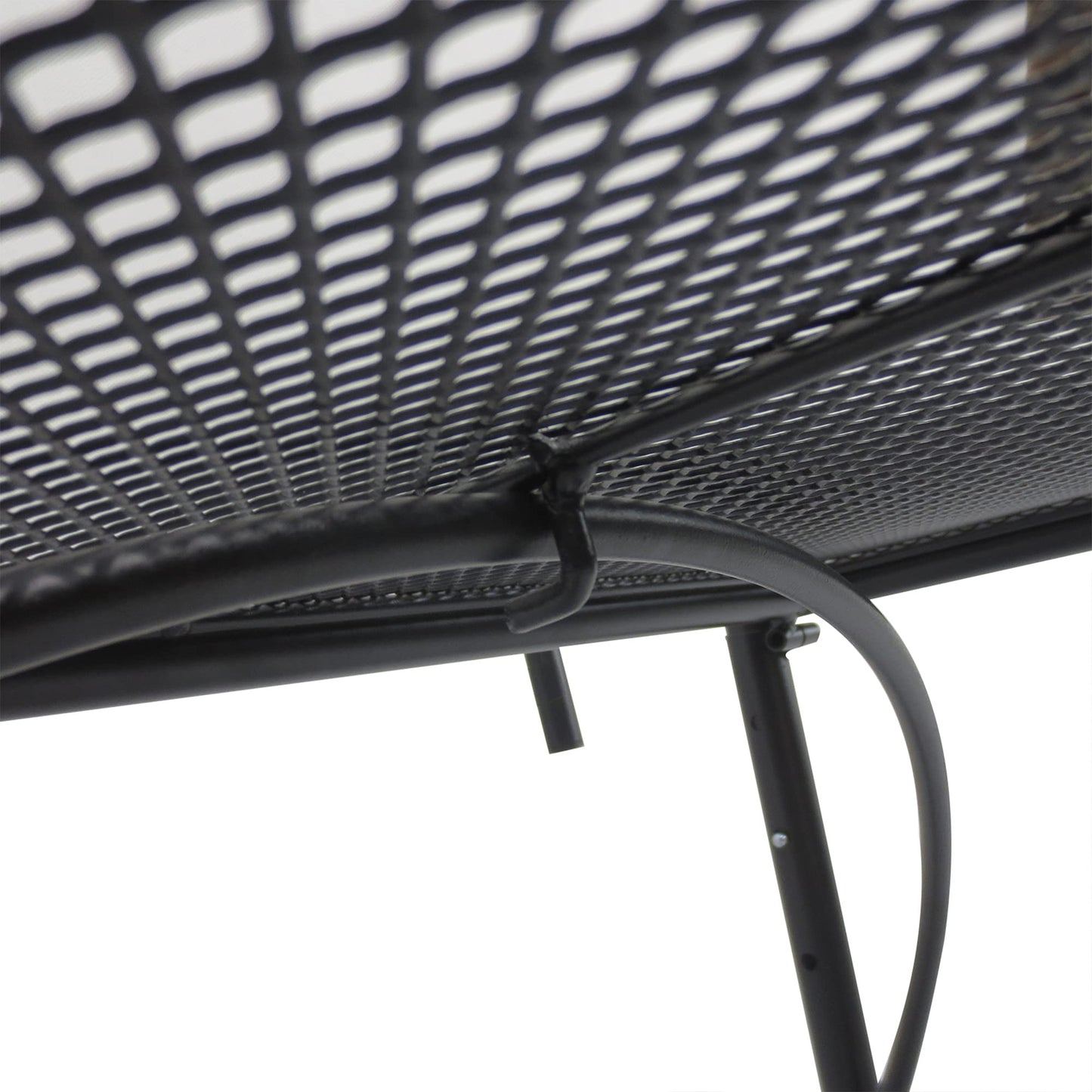 Outsunny Mesa Colgante de Balcón con Brazo Regulable y Altura Ajustable en 3 Posiciones Marco Metálico Carga Máx. 30 kg 60x56,5x45 cm Negro