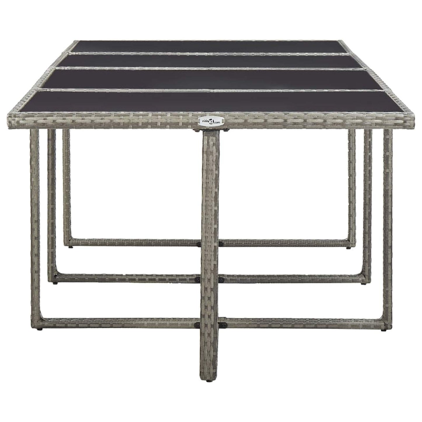Deufre Conjunto Muebles de Jardín Comedor Jardin de Ratán 13 Piezas Sofa Jardin Exterior Muebles Jardin Exterior Conjunto Jardin para Jardín Terraza Patio Marrón