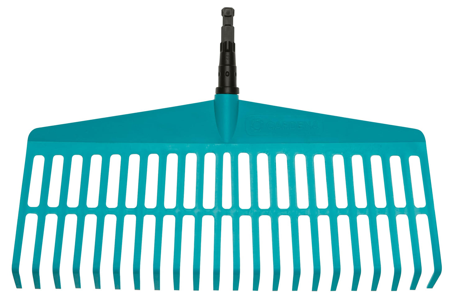 Gardena Combisystem 3101-20 - Rastrillo práctico Cepillo de púas para Barrer Hojas y césped Cortado, con robustas púas de plástico, Ancho de Trabajo 43 cm