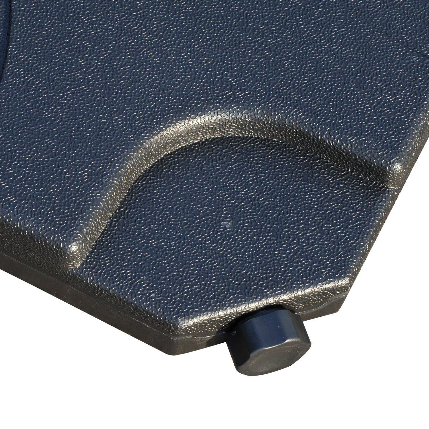 Outsunny Base de Sombrilla o Pie para Parasol Tipo Soporte de 4 Piezas de plástico 100x100x7,5 cm Negro