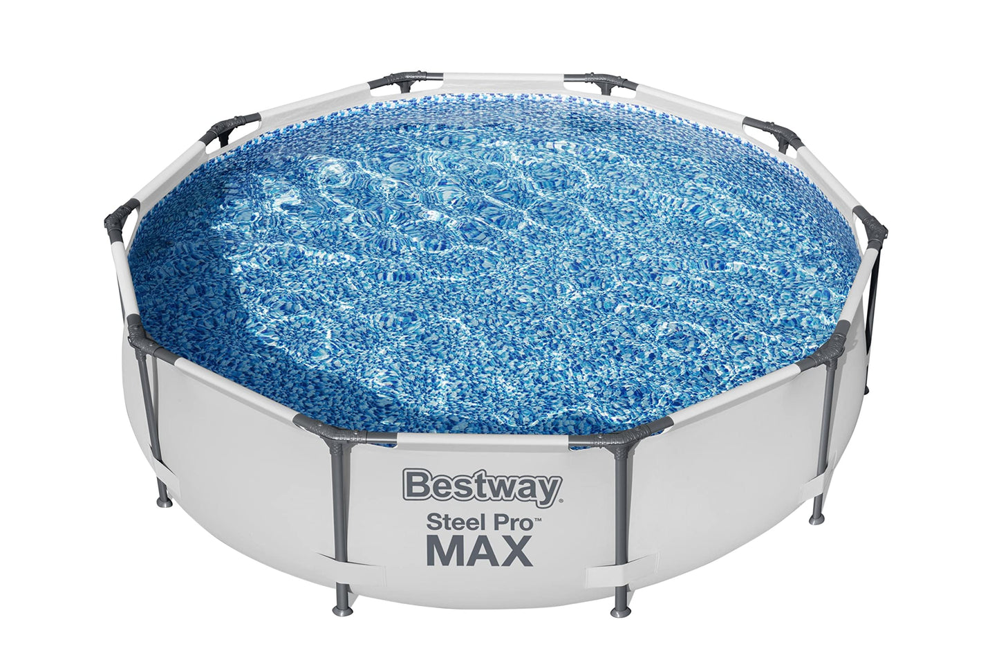 BESTWAY 56406D - Piscina Desmontable Tubular Steel Pro Max 305 x 76 cm, Multicolor