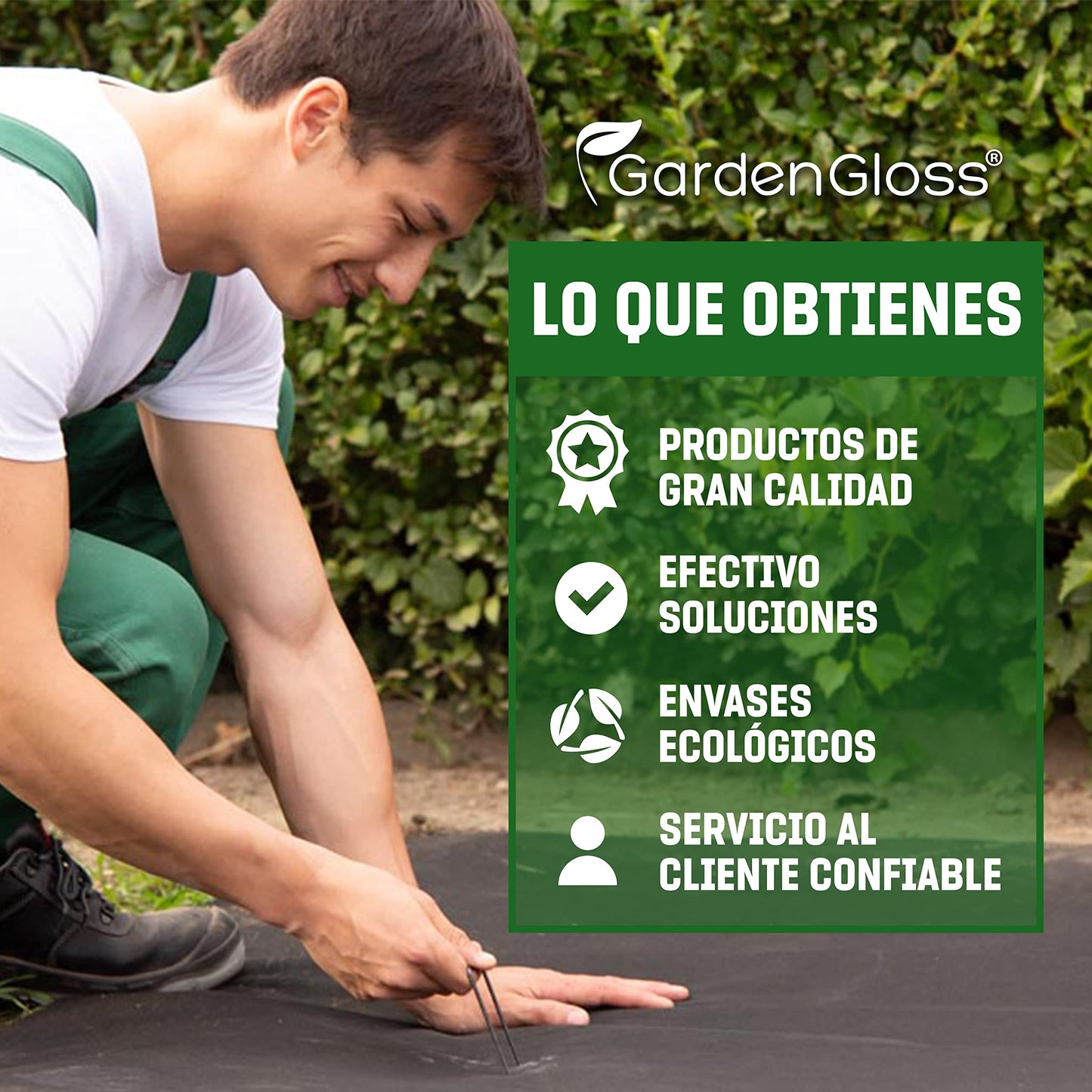 GardenGloss Grapas de Sujeción de Acero Robusto - Anclaje de Tierra para Malla Antihierbas, Valla y Red - 150 MM de Largo, 25 MM de Ancho, Ø 2.7 MM (100 Piezas)