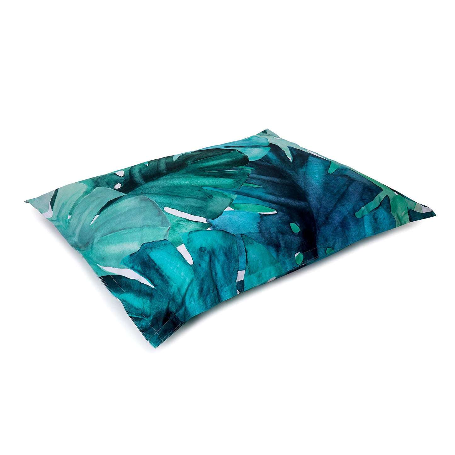Lumaland Puff Pera Gigante | Bean Bag XXL para Interior & Exterior con Funda Lavable | 140cm x 180cm | Bolsa de Frijoles | Bolsa Interior rellenable Incl. 380 litros de Perlas de EPS [Botánico]