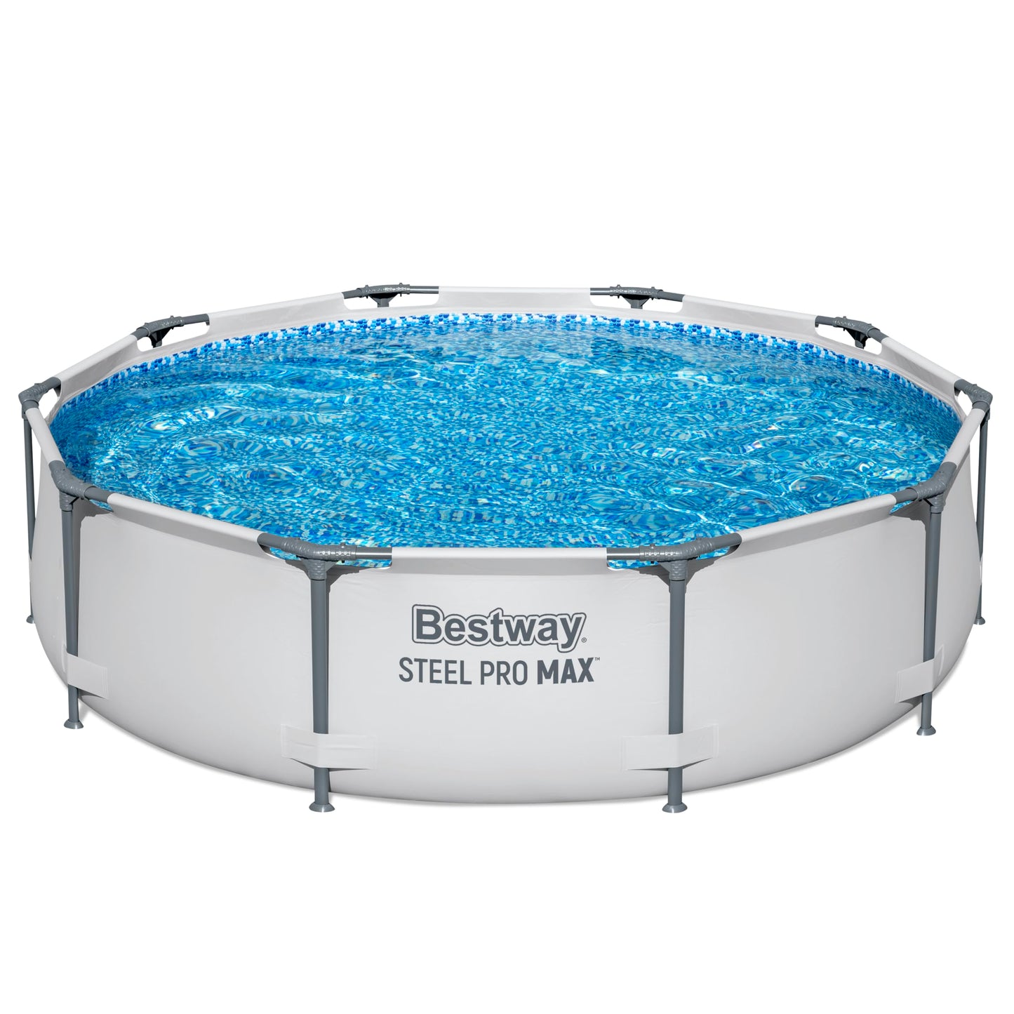 BESTWAY 56406D - Piscina Desmontable Tubular Steel Pro Max 305 x 76 cm, Multicolor