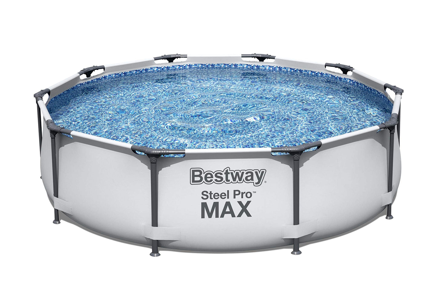BESTWAY 56406D - Piscina Desmontable Tubular Steel Pro Max 305 x 76 cm, Multicolor